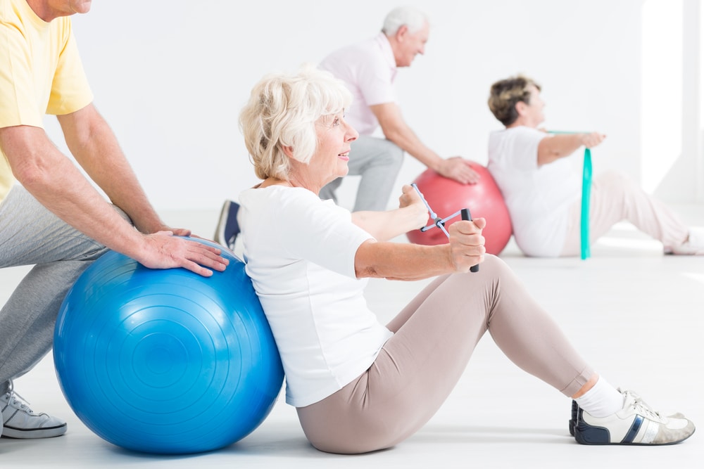 Patient taking regular exercise the way to stay healthy at the Facility in Brooklyn