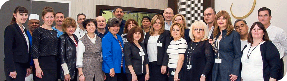 Team A group image of Fairview Adult Day Care Staff
